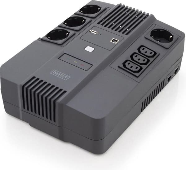 Digitus DN-170110 UPS Line-interactive 0,6 kVA 360 W 7 AC output(s)