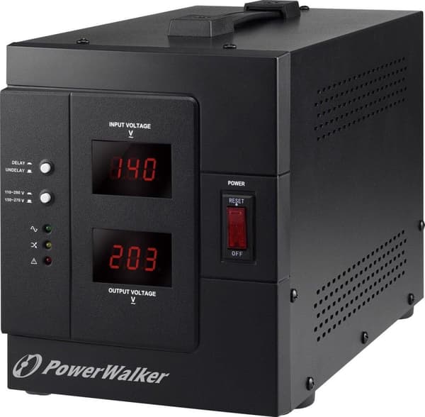 PowerWalker AVR 3000/SIV spændingsregulator 230 V Sort