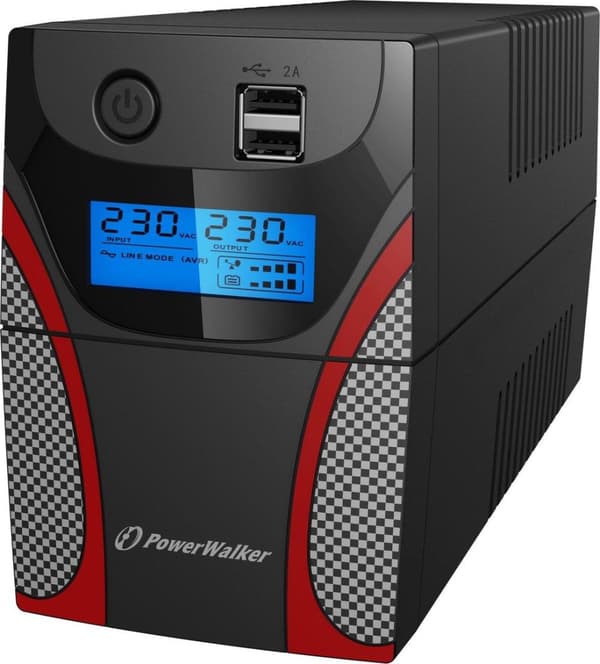 PowerWalker VI 800 STL Line-Interactive 0.8 kVA 480 W 2 AC-pistorasiaa