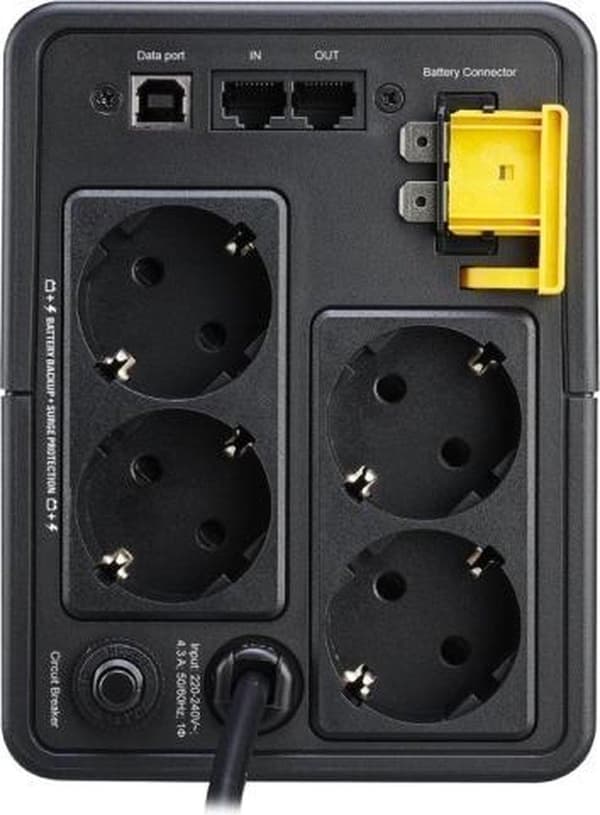 APC Back-UPS BX950MI-GR - Nødstrømforsyning, 950VA, 4x stik, USB
