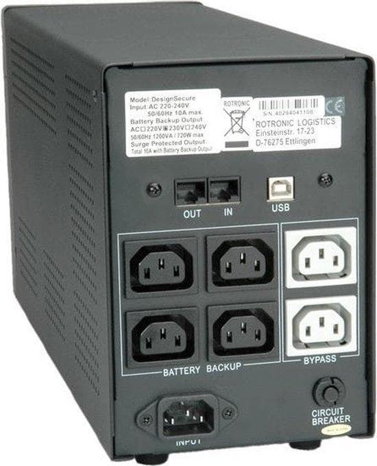 ROLINE DesignSecure 2000 - Line Interactive UPS (19.40.1220)