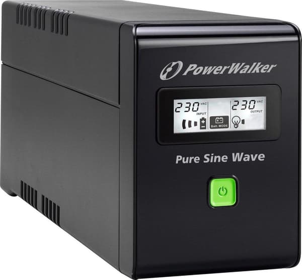 PowerWalker VI 800 SW Line interaktiv 0,8 kVA 480 W 2 AC-udgang(er)