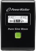 Miniatyrbillede 2 af 5: PowerWalker VI 800 SW Line interaktiv 0,8 kVA 480 W 2 AC-udgang(er)