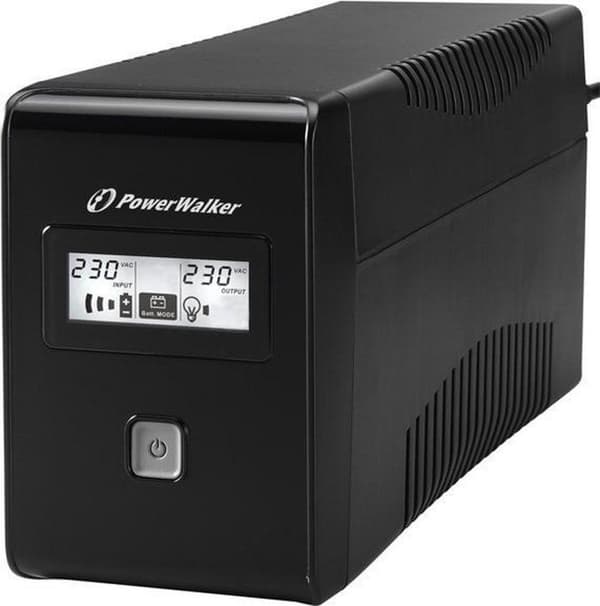 PowerWalker VI 650 LCD 650VA 2AC udgang(e) Tower Black UPS