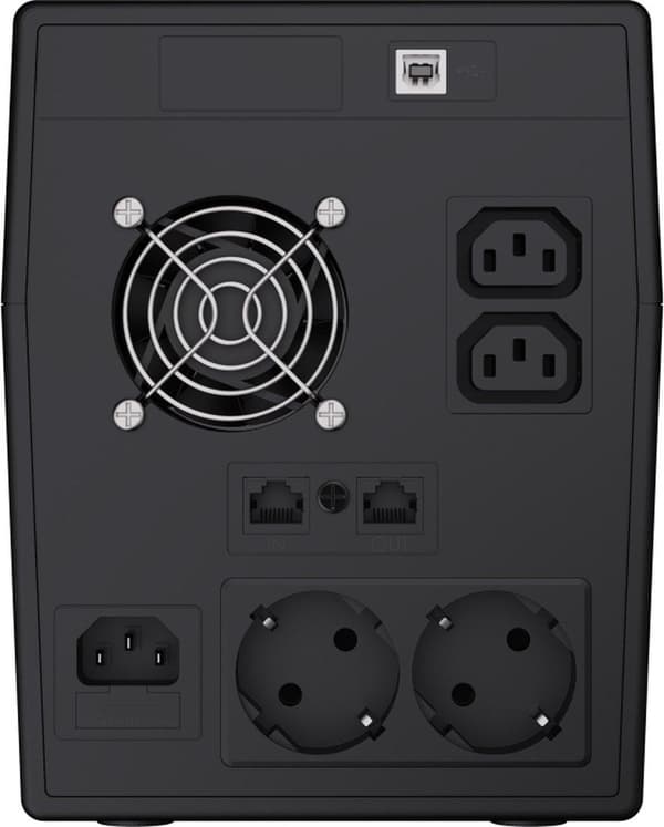 Green Cell UPS09 nødstrømsforsyning (UPS) Line-Interactive 3 kVA 1400 W 5 AC-udtag