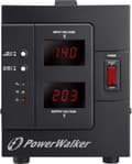 Miniatyrbillede 6 af 7: Bluewalker PowerWalker AVR 2000/SIV - Automatisk spændingsregulering - AC 230 V - 1600 Watt - 2000 VA - 2 udgangsstik (10120306)