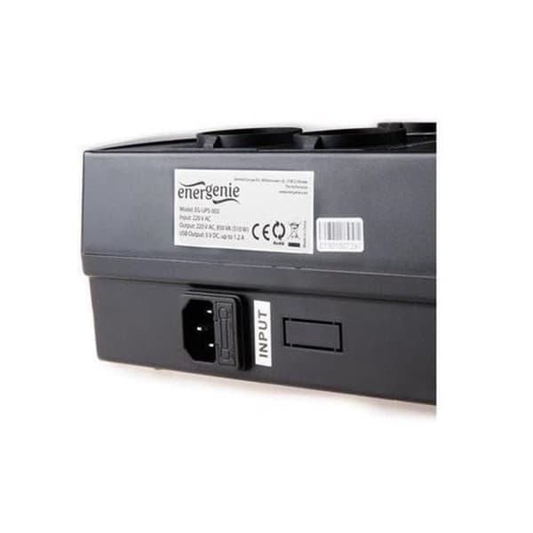 EnerGenie EG-UPS-001 nødstrømsforsyning (UPS) Line-Interactive 0,65 kVA 390 W 4 AC-udtag