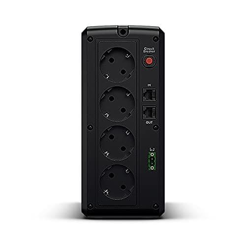 CyberPower UT Series UT1200EG - UPS - AC 230 V - 700 Watt - 1200 VA - 1-vaihe - USB - Lähtöportit: 4 - Musta (UT1200EG)