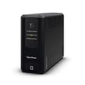Pikkukuva 2 / 3: CyberPower UT Series UT1200EG - UPS - AC 230 V - 700 Watt - 1200 VA - 1-vaihe - USB - Lähtöportit: 4 - Musta (UT1200EG)