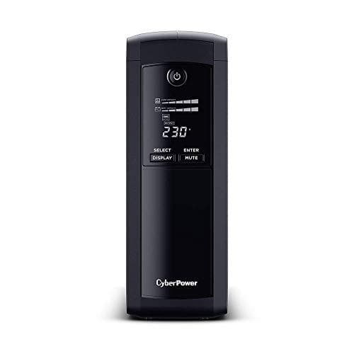 CyberPower Value Pro VP1200EILCD - UPS - AC 230V - 720 Watt - 1200VA - 1-faset - RS-232, USB - Udgangsporte: 8 - sort