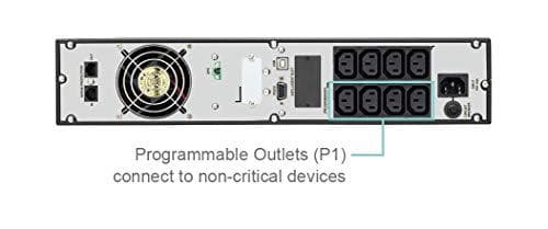FSP Clippers Series 1K - UPS (rackmonterbar/ekstern) - AC 220/230/240V - 1000 Watt - 1000VA - 1-faset 9Ah - RS-232, USB - Udgangsporte: 8 - 48,3 cm (1