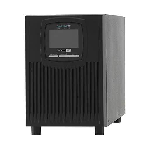 Online UPS XANTO 700 - UPS - AC 230 V - 700 Watt - 700 VA 9 Ah - RS-232, USB - Udgangsstik: 4 (X700) Sort