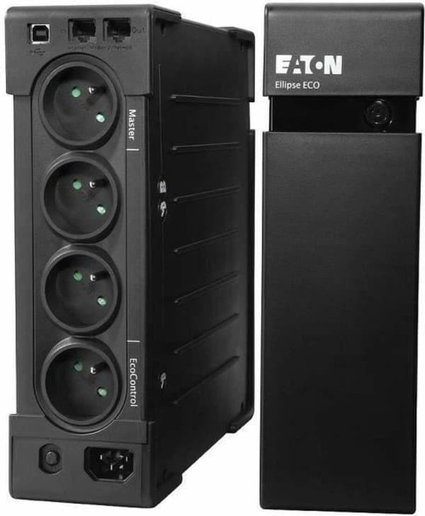 Eaton Ellipse ECO 800 FR USB - UPS - AC 230 V - 500 Watt - 800 VA - USB - Udgangsstik: 4 - 2U - 48,3 cm (19") - Sort