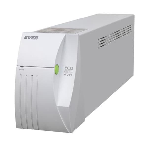 System til Uafbrydelig Strømforsyning Interaktivt UPS Ever ECO PRO 1000 AVR CDS 650 W Hvid