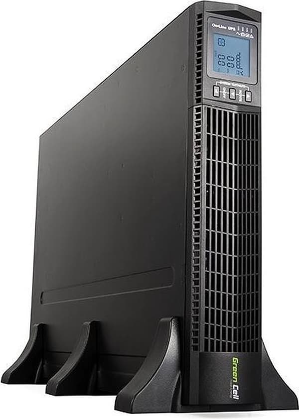 GreenCell RTII 3000VA 2700W til Rack Black Sort