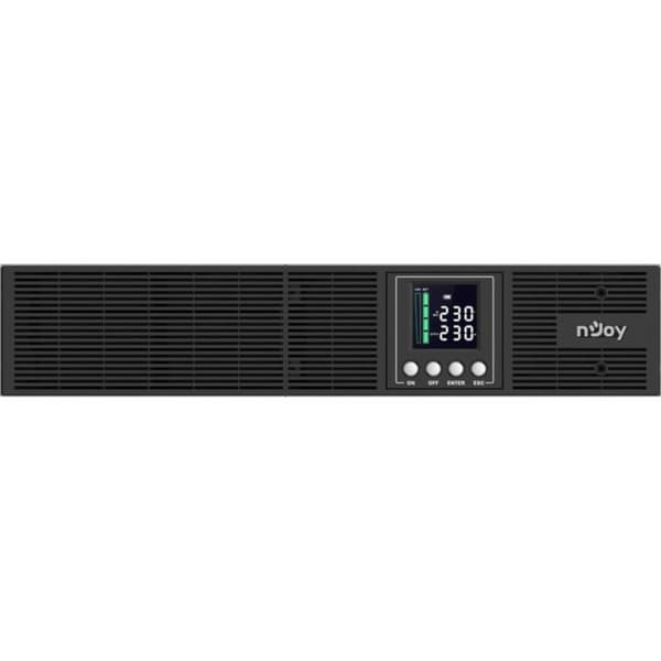 UPS Njoy "Aster 1000", Online, Tower/rack, 900 W, fara AVR, IEC x 8, display LCD, back-up 1 - 10 min. "UPCMCOP910HASCG01B" (timbru verde 11 lei)