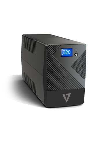 600VA DESKTOP UPS LCD 4 IEC OUT Sort
