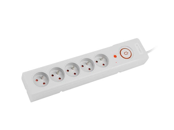 Power strip Armac Z5 5m 5x 230V PL 10A cable organizer gray