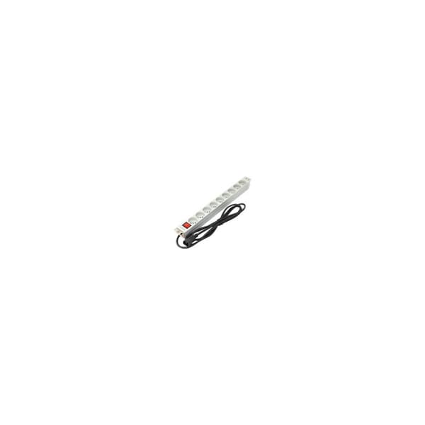 Digitus A-19-STRIP-4-IMP power distribution unit (PDU) 9 AC outlet(s) 1U White Hvid