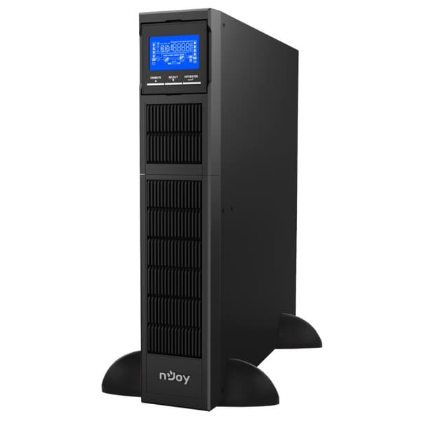 UPS Njoy "Balder 1000", Online, Tower/rack, 1000 W, fara AVR, IEC x 8, display LCD, back-up 11 - 20 min. "UPCMCOP110HBAAZ01B" (timbru verde 11 lei)