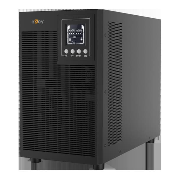 UPS Njoy "Echo Pro 3000", Online, Tower, 2400 W, fara AVR, Schuko x 4, LED, back-up 1 - 10 min. "UPOL-OL300EP-CG01B" (timbru verde 40 lei)