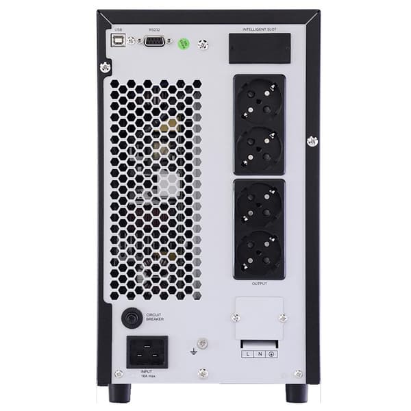 UPS NJOY, "ATEN PRO 3000", Online cu sinusoida pura, tower, 3000VA/2700W, AVR, Schuko x 4, 6 x baterie 12V/9Ah, display LCD, back-up 11 - 20 min., "PW