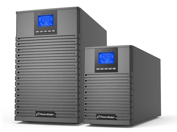 UPS POWERWALKER ON-LINE 1/1 FAZY 3000VA ICT IOT PF1 USB/RS-232, 8X IEC C13 + 1X C19, C20 EPO, TOWER Sort