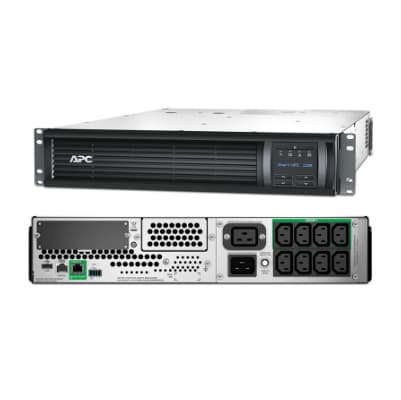 APC SMART-UPS 2200VA LCD RM 2U Sort, Metallic