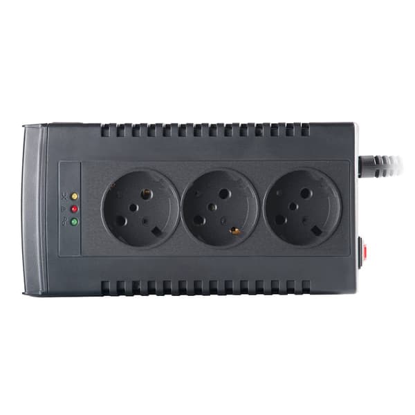 AVR NJOY, "PALADIN", AVR cu sinusoida simulata, 1000VA/500W, Universal x 3, "PWAV-10003PL-AZ01B" (timbru verde 11 lei)