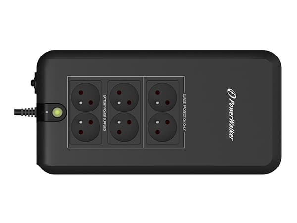PowerWalker VFD 600 APFC FR uninterruptible power supply (UPS) Standby (Offline) 0.6 kVA 300 W 6 AC outlet(s)