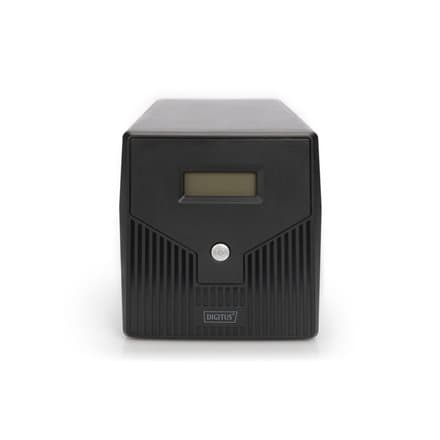 Zasilacz awaryjny UPS Line-Ineractive LCD, 1000VA/600W, 2x12V/7Ah, AVR, 4xSCHUKO, USB, RS232, RJ45