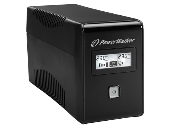 Zasilacz awaryjny line-interactive 850VA 2X SCHUKO OUT, RJ11 IN/ OUT, USB, LCD