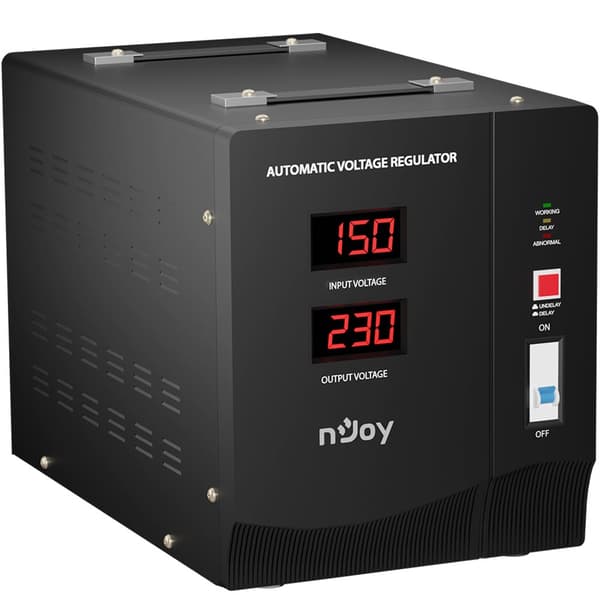 Stabilizator tensiune nJoy 5000VA Alvis "AVRL-5005TAL-CS01B" (timbru verde 11 lei)