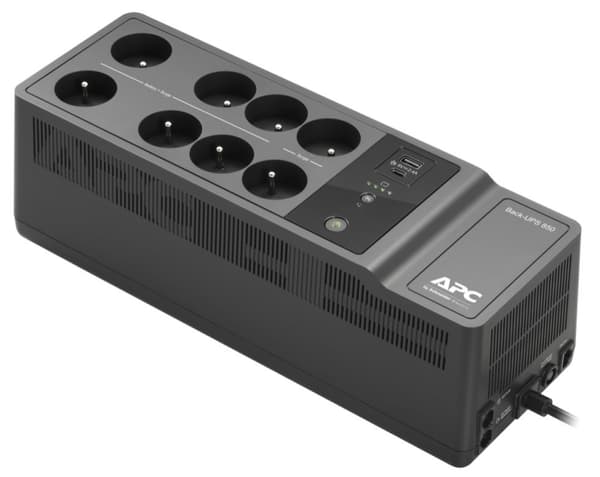 Back-UPS 850VA, 230V, porty ładujące USB typu C i A musta