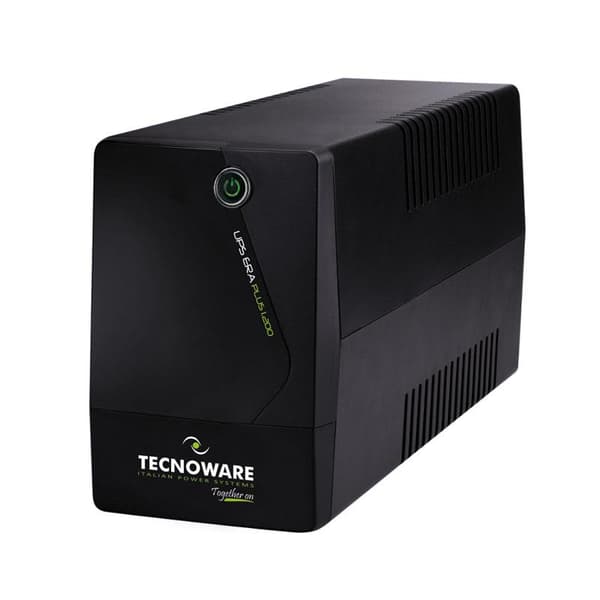 Tecnoware FGCERAPL1202SCH uninterruptible power supply (UPS) Standby (Offline) 1.2 kVA 840 W 2 AC outlet(s) Sort
