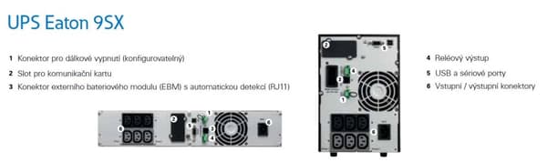 EATON UPS 9SX2000I, 2000VA, 1/1 fáze, tower