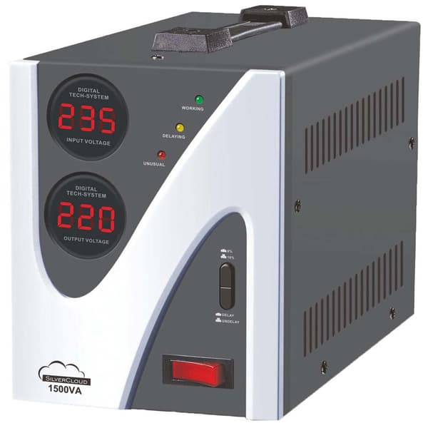 Silvercloud Spændingsstabilisator Sck1500v 1500va 900w Sort One Size / EU Plug