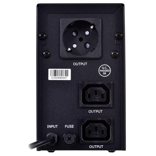 Energenie Udgang Ups Gembird Eg-ups-031 650va 390w 3 Sort EU Plug