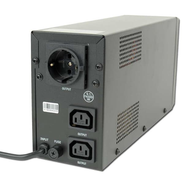 Energenie Udgang Ups Gembird Eg-ups-031 650va 390w 3 Sort EU Plug