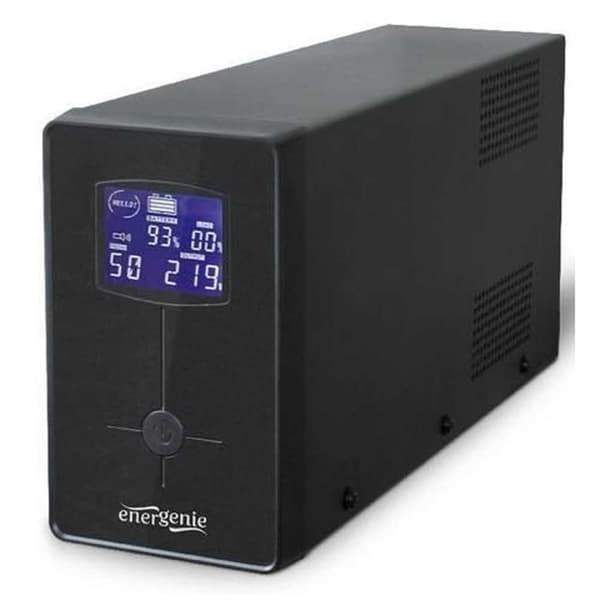 Energenie Udgang Ups Gembird Eg-ups-031 650va 390w 3 Sort EU Plug Sort