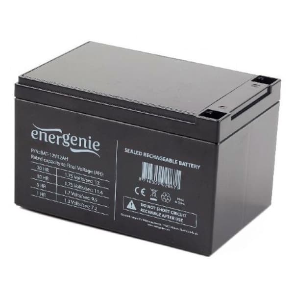 Gembird Ups Batteri 12v 12ah Transparent