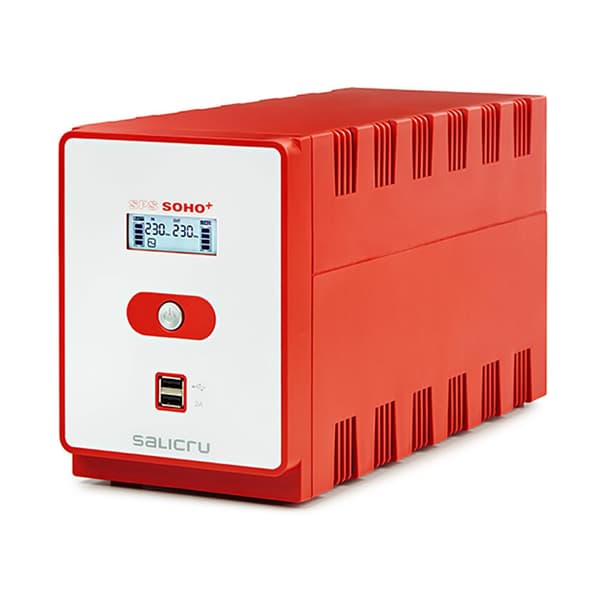 Salicru Ups Sps 1600 Soho Schuko Oranssi One Size / EU Plug Punainen, Valkoinen
