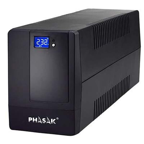 Phasak Ups Ph 9410 1000va Sort One Size / EU Plug Sort