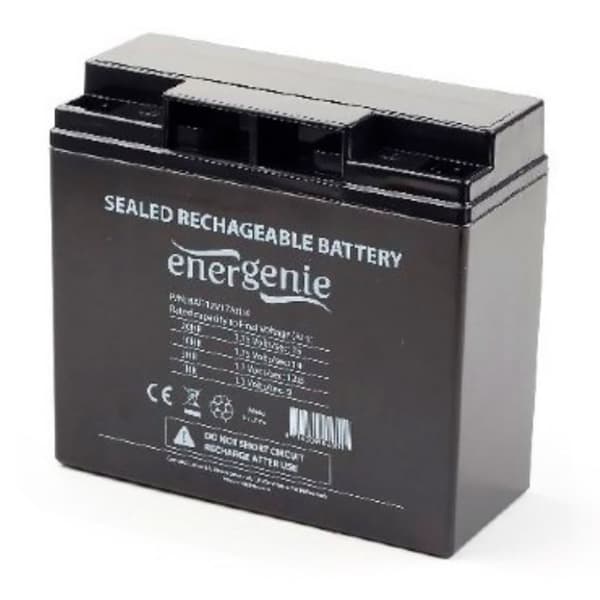 Gembird Ups Batteri 12v 17ah Transparent
