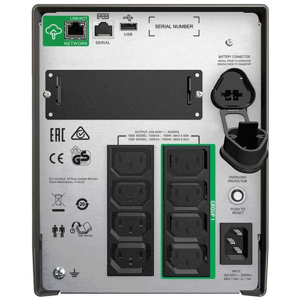 Apc Ups Smart Ups 1000va Lcd With Smart Connect Sort One Size / EU Plug