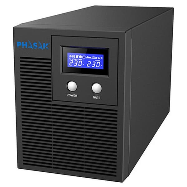 Phasak Ups Protekt 7621 Surge Protection 2160va Sort One Size / EU Plug