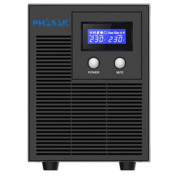 Phasak Ups Protekt 7621 Surge Protection 2160va Sort One Size / EU Plug Grå