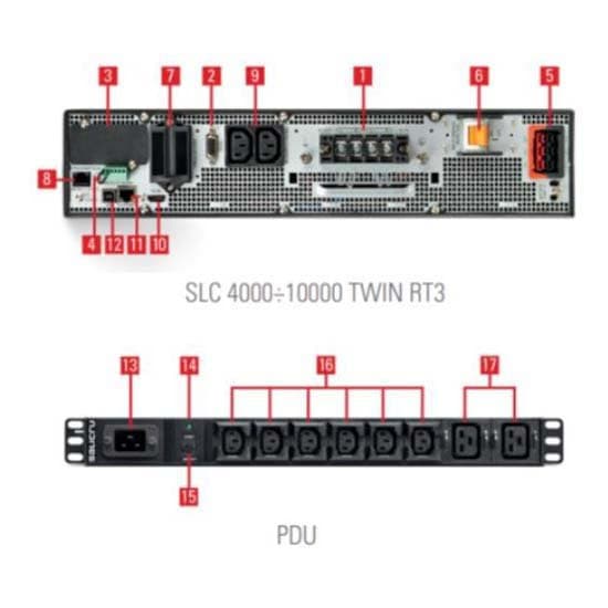Salicru Ups Slc-6000-twin Rt3 Grå One Size / Eu Plug