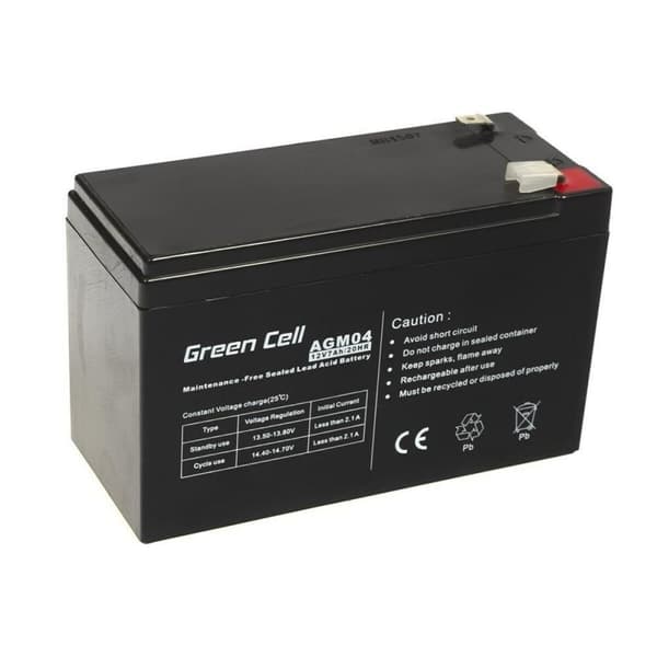 Batteri til System til Uafbrydelig Strømforsyning Green Cell AGM04 7 Ah 12 V