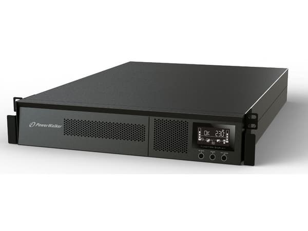 PowerWalker VFI 1500 RMG PF1 uninterruptible power supply (UPS) Double-conversion (Online) 1.5 kVA 1500 W Sort